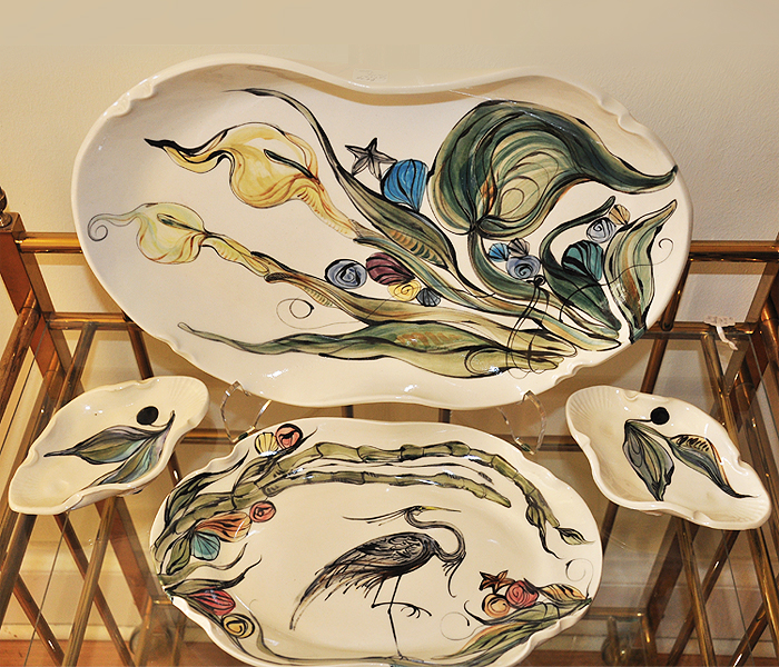 Chester County Clay Born Hand Painted