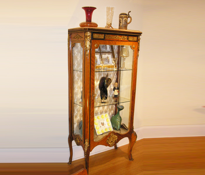 019 antique french vitrine