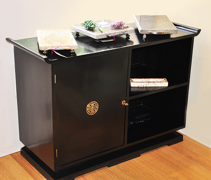 3320 james mont style ebonized cabinet