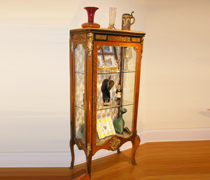 t019 antique french vitrine